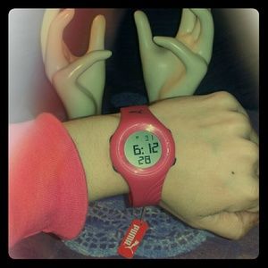 NWT PUMA Pink Water Resistant Sports Watch