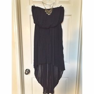 BCBGeneration Strapless High Low Dress