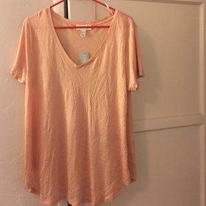 Forever 21 Peach V-Neck