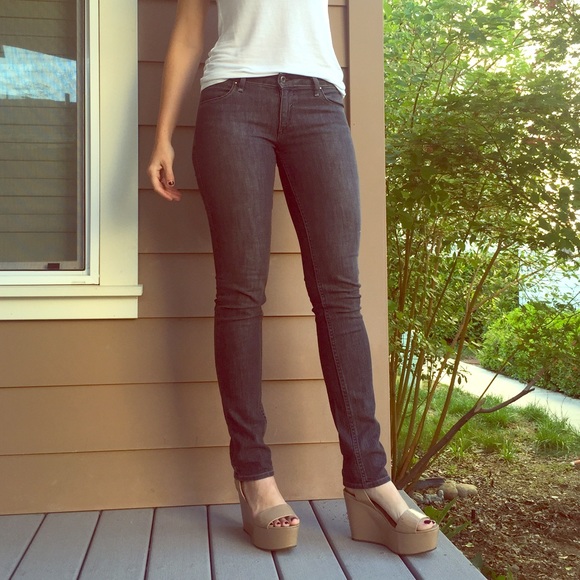 by CORPUS "Cigarette Fit" Grey Skinny Jeans