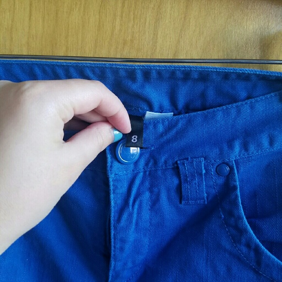 H&M blue skinny jeans