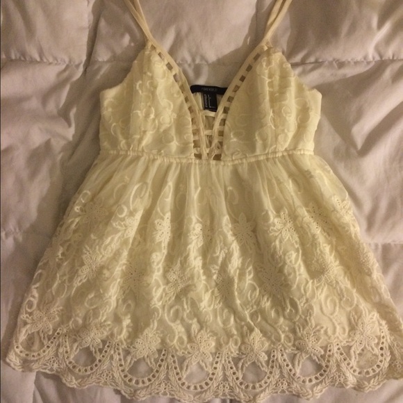 Lace tank top