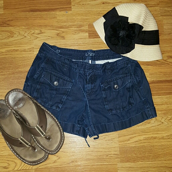Loft denim shorts