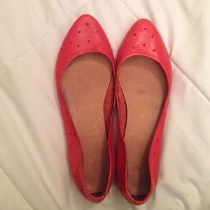 Madewell Red Sidewalk Skimmers