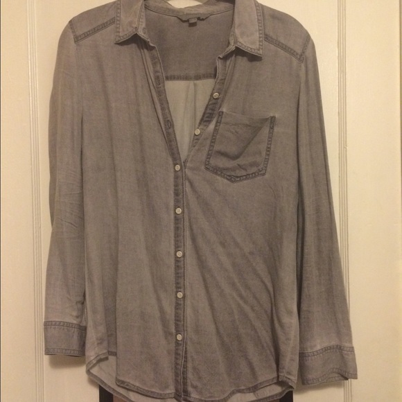 Grey button up