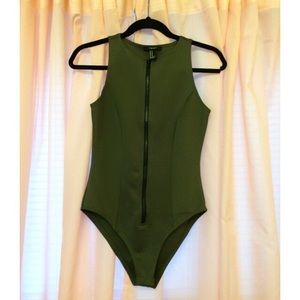 Scuba style bodysuit