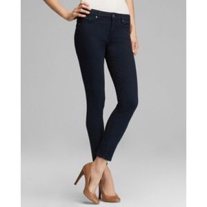 Paige Dark Wash Verdugo Ankle Jeans 27