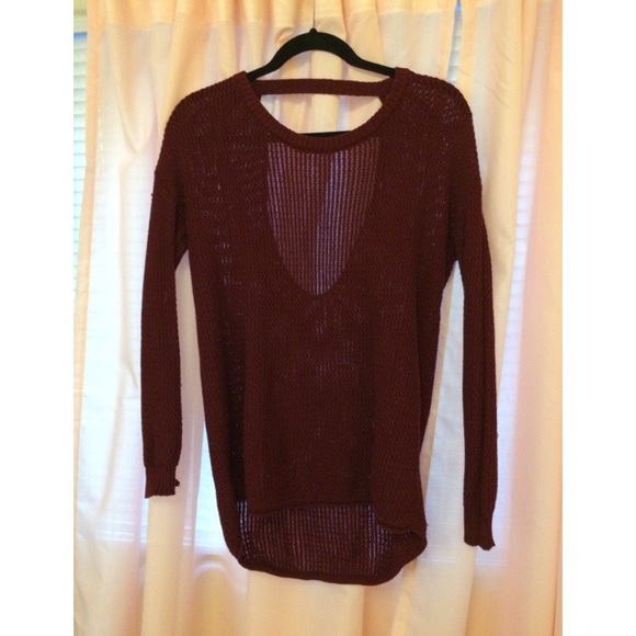 Forever 21 open back sweater