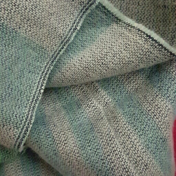 Mint Knitted American Flag Infinity Scarf - Picture 4 of 4