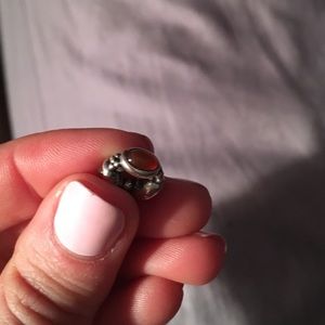 Orange Pandora charm
