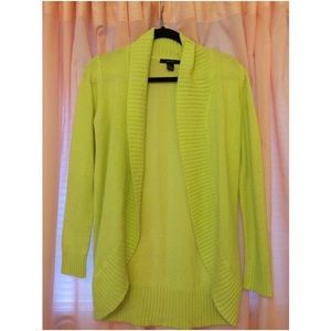 Yellow/green cardigan