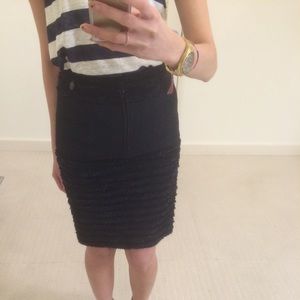 Brand New Chanel Tweed Pencil Skirt