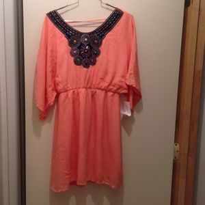 Beautiful peach colored dress