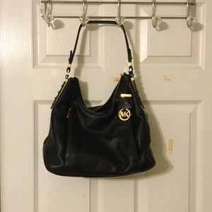Black Michael Kors leather purse