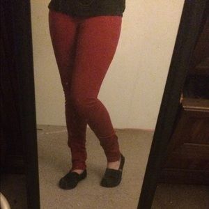 Red Skinny Jeans