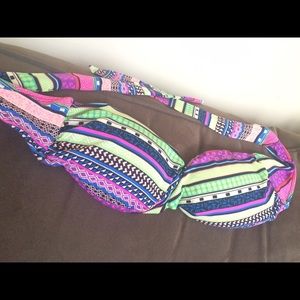Twisted tribal bikini top