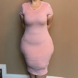 🚫Sold Kim K Blush Midi Dress