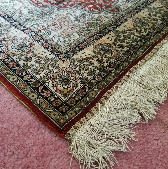 100% silk handmade Turkish carpet