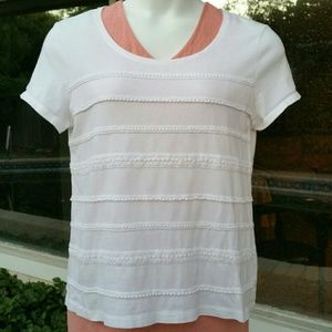 (K7) White Blouse by Croft & Barrow