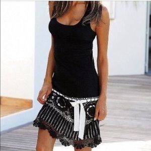 Victoria's Secret Black Crochet Dress