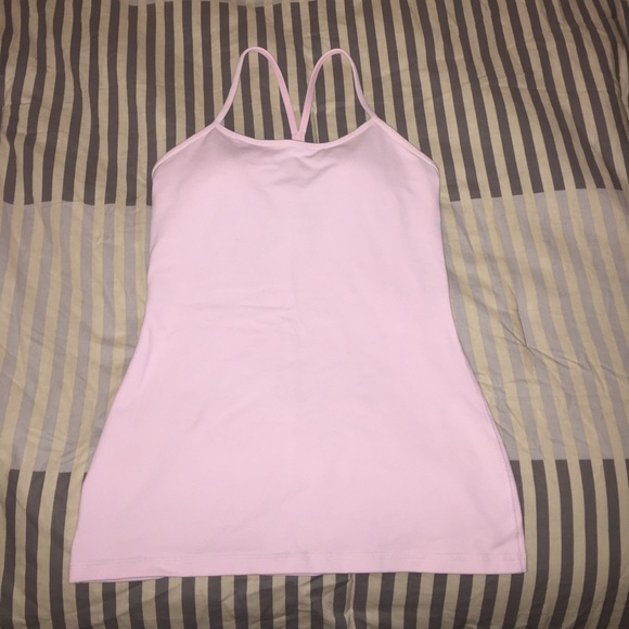 Light pink Power Y tank