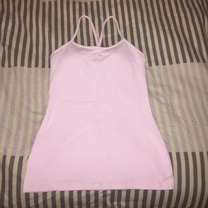 Light pink Power Y tank