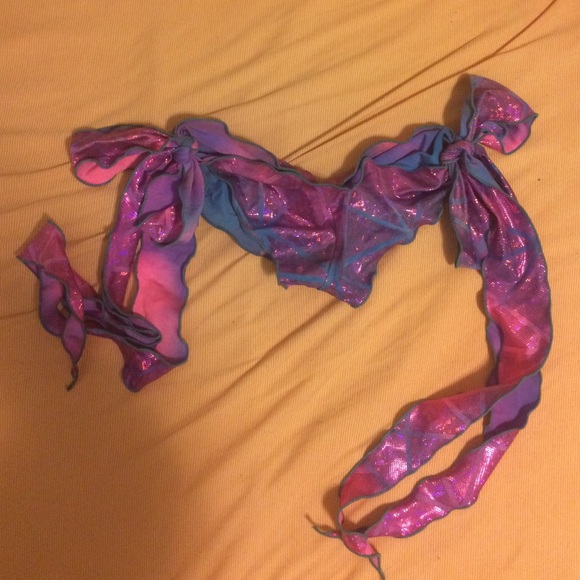 Shiny fairy side tie rave bottoms! - Picture 1 of 2