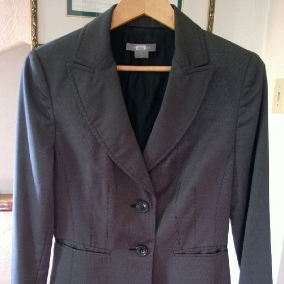 Ann Taylor Charcoal Grey Suit BlazerJacket