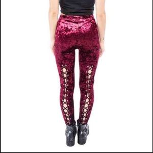 Lip Service velvet leggings