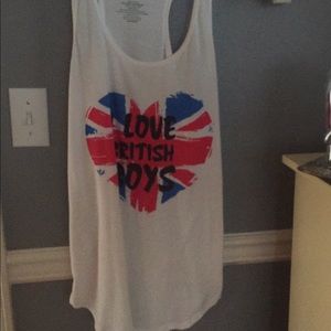 I love British boys tank top