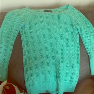 Mint green AE sweater