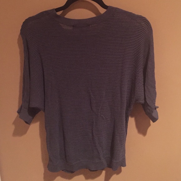 Gray Mini Crochet Top/Coverup - Picture 2 of 3