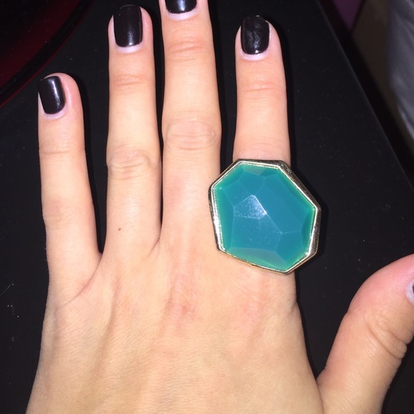 Turquoise chunky ring
