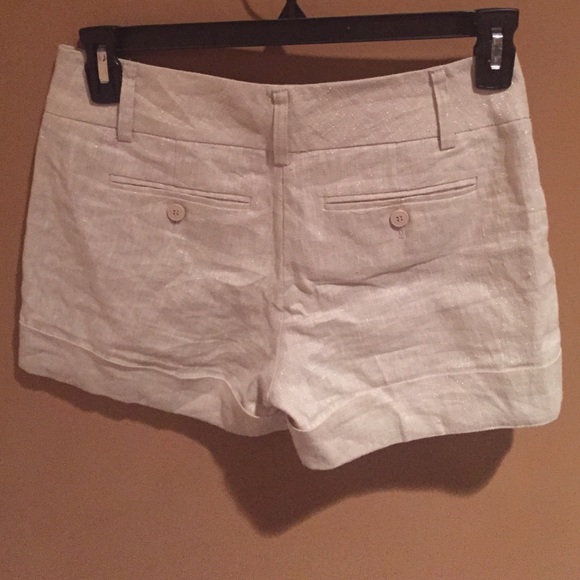 Cream Sparkle Shorts - Picture 3 of 4
