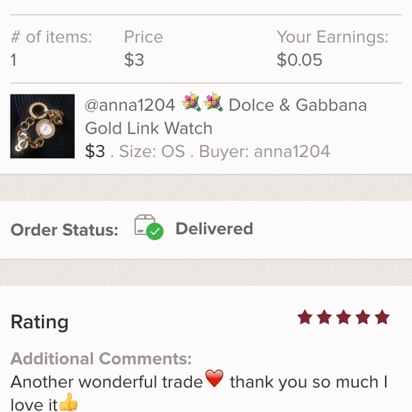 Trade feedback 🌷🌷🌷