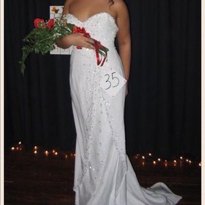 White Crown Collection Pageant Gown