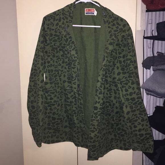 Urban Outfitters Men's animal print forest jacket.