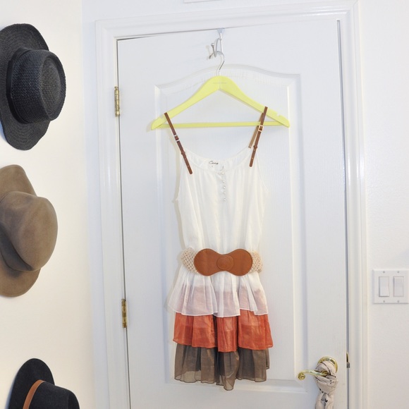 Tiered Canyon Color Dress