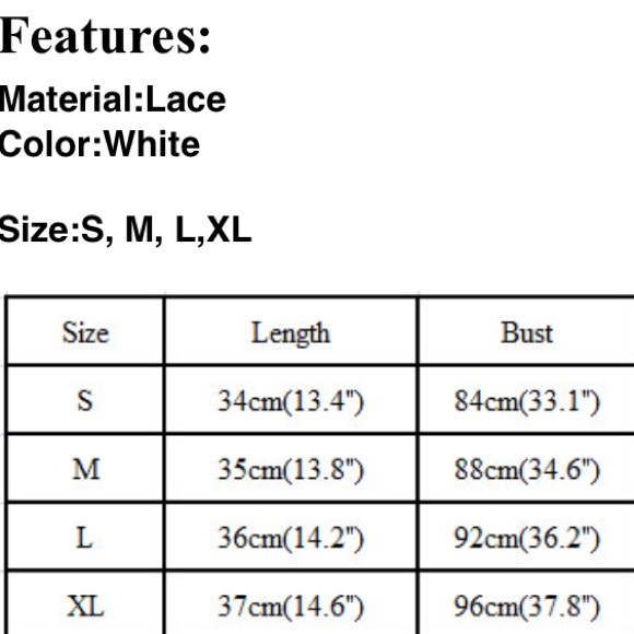 HP! ππ White Bustier Crop Top - Picture 4 of 4