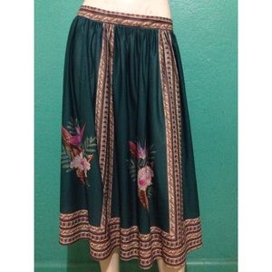Semi sheer gypsy bohemian skirt