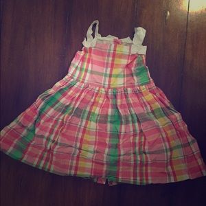 Spring Plaid Toddler Girl Dress