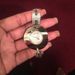 DKNY Solid Stainless Steel Watch.