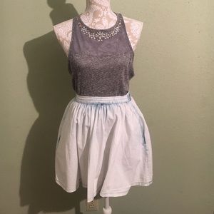 Jean skater skirt