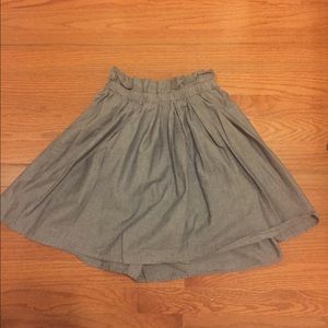 Chambray denim skirt size small