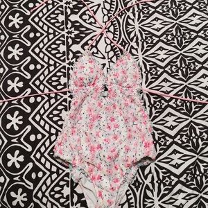 Victoria's Secret- Floral Open Back One Piece