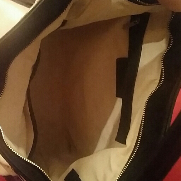 Express hobo shoulder bag cream black zipper nwt - Picture 4 of 4