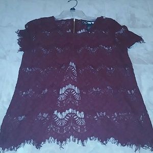 Lace Marron Top