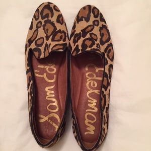 SUNDAY SALE!  Edelman Leopard Print Smoking Shoes