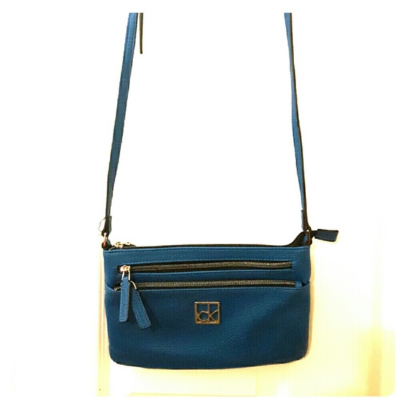 **SOLD** Calvin Klein Small Royal Blue Crossbody