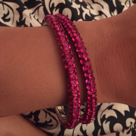 Pink Crystal bracelets! 2 for $10 !!